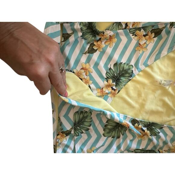 Marilyn Monroe Tropical Chevron Bikini Women's Size Large New - Picture 5 of 12